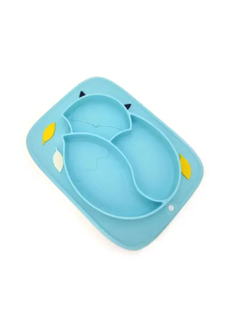 Bandeja silicona gatito (Celeste)