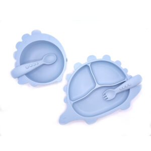 Kit de Alimentación Dino Baby (Dusty Blue)
