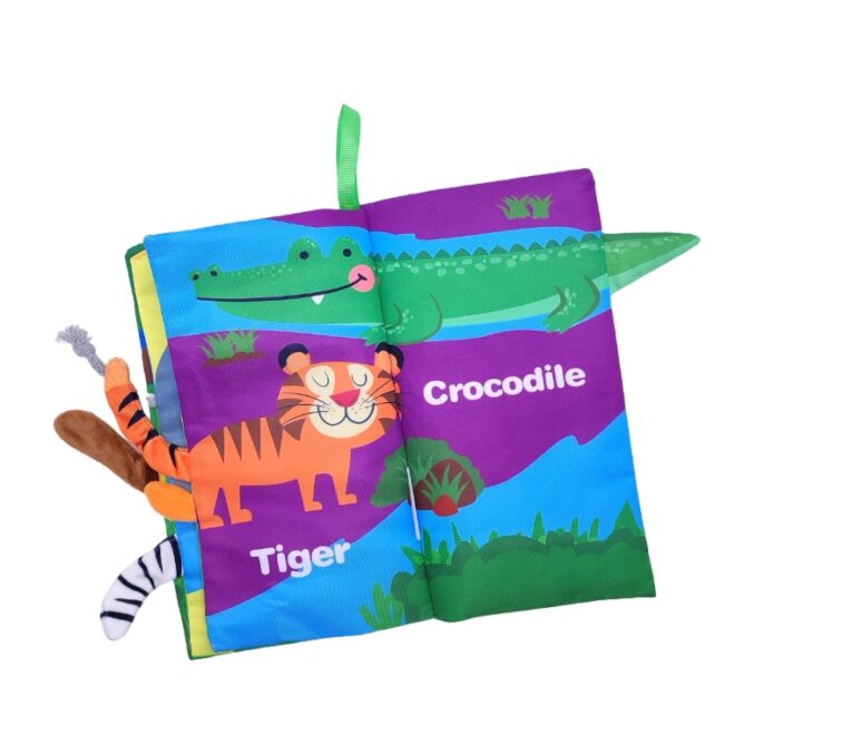 Jungly Tails libro sensorial 1