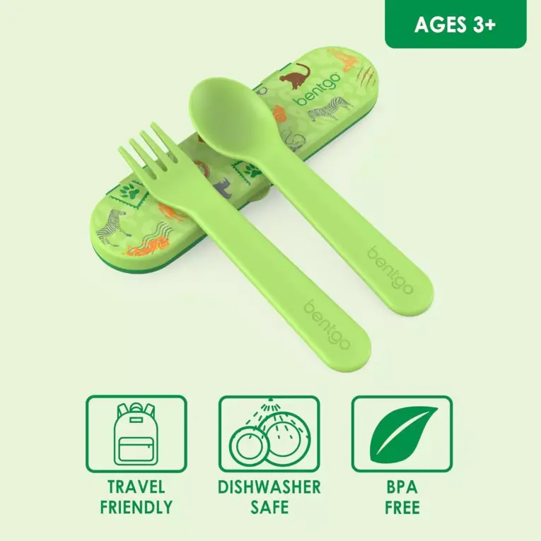 Bentgo Utensils Kids Set safari