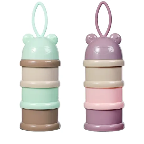 Dispensador de Leche Snack Osito (Purple/Mint)