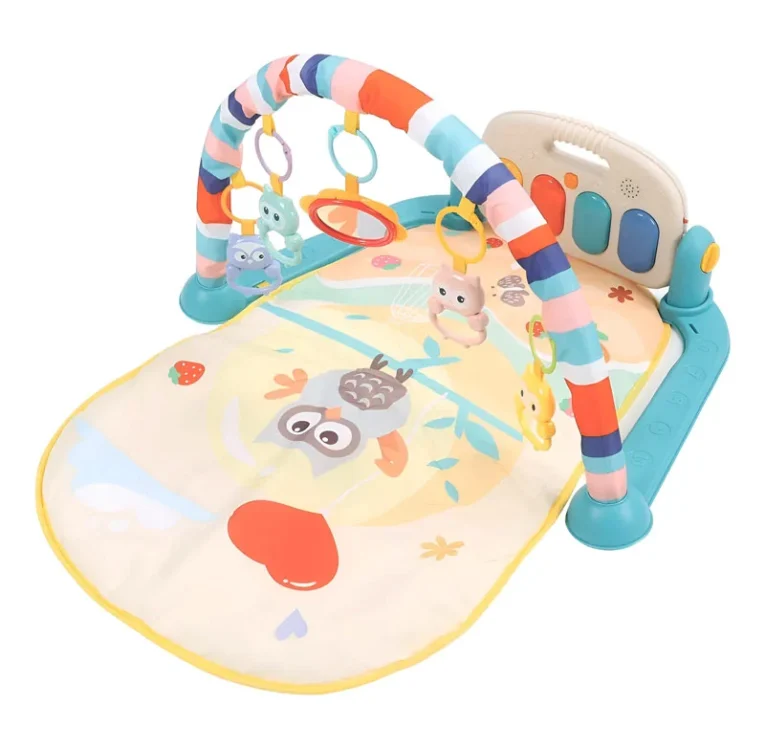 Gimnasio-para-Bebe-con-Piano-Musical-3-en-1-Búho-Baby-verde