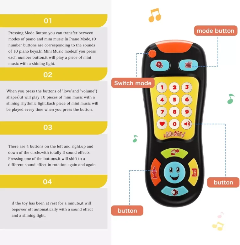 Juguete Control TV Musical Chimstar 4.4