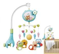 Móvil Cuna 360° Happy Bear con Proyector