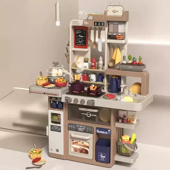 Cocina Spray kitchen con Vapor Luz y Agua 93 cm con 88 accesorios-2
