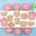 cortador galletas 3d animales niños