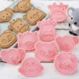 cortador galletas 3d animales safari-