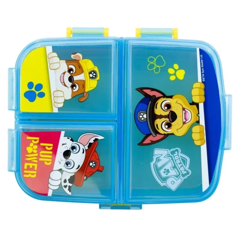 sandwichera xl 4 divisiones paw patrol-