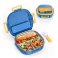 Lunch Box Tedemei Acero 3 divisiones (Blue) 1