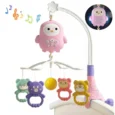 Móvil Cuna 360° Búhito Pastel con control (2)