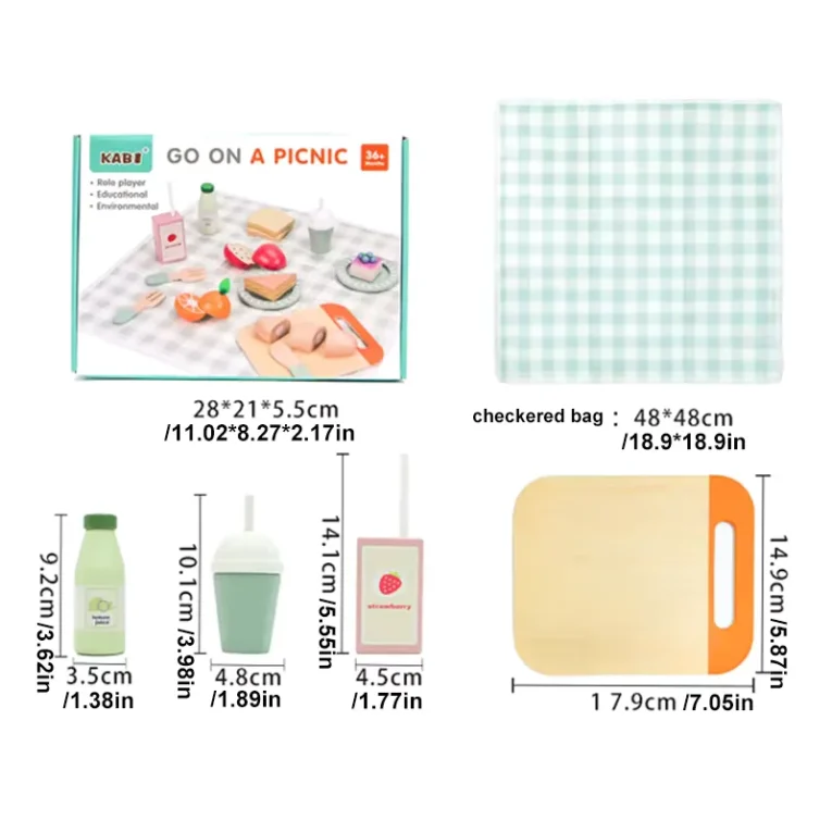 Set de Picnic de Madera Infantil (4)