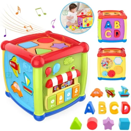 Cubo de Actividades Musical 6 en 1 Fancy Cube