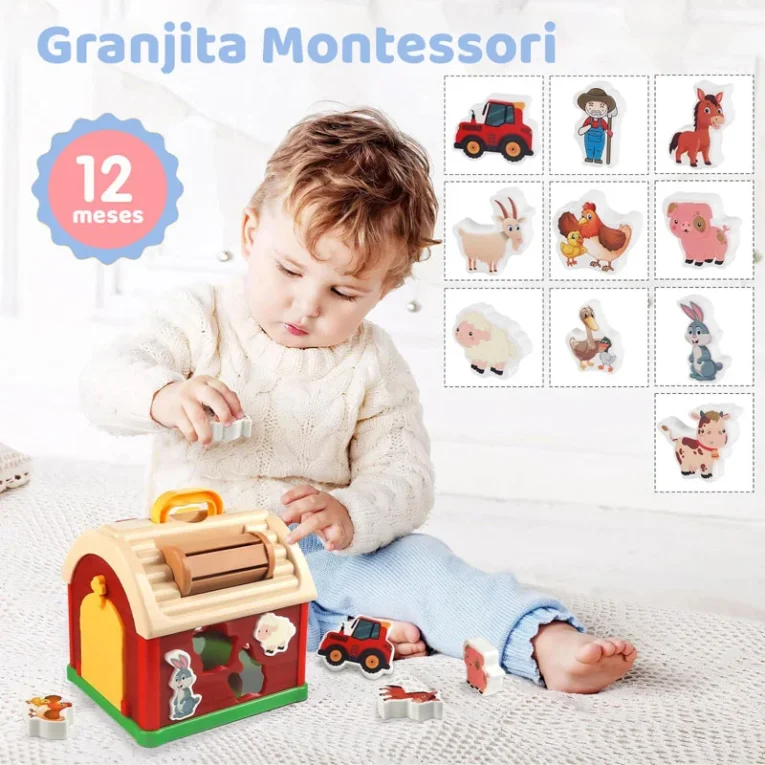 Juguete Mi Primera Granja para Clasificar 10 piezas (2)