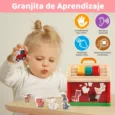 Juguete Mi Primera Granja para Clasificar 10 piezas (3)