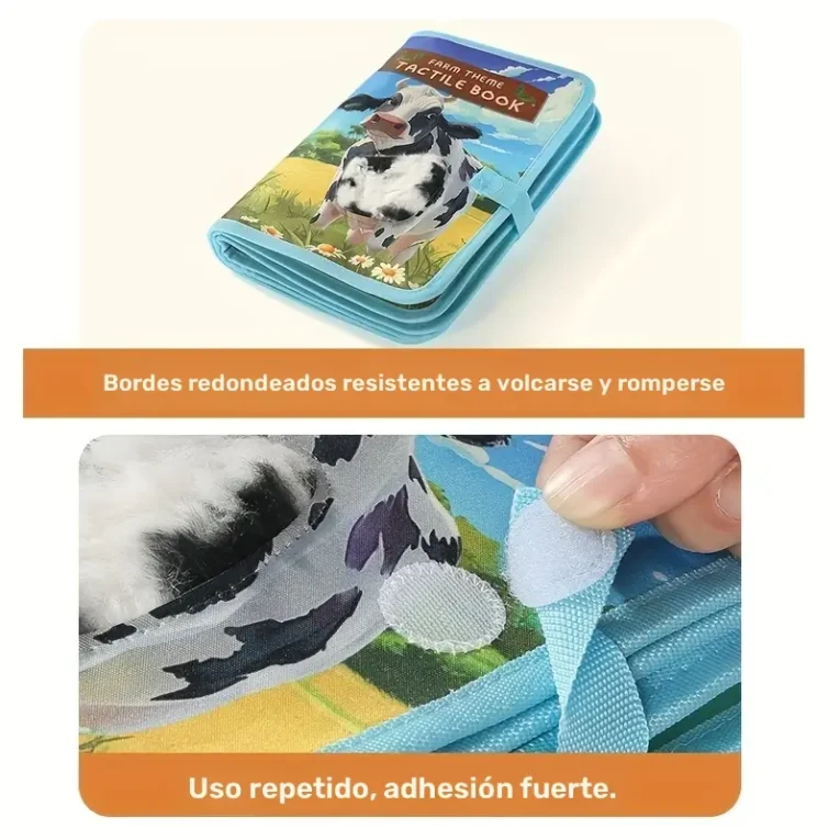 Libro Sensorial de Texturas Animales Granja (3)
