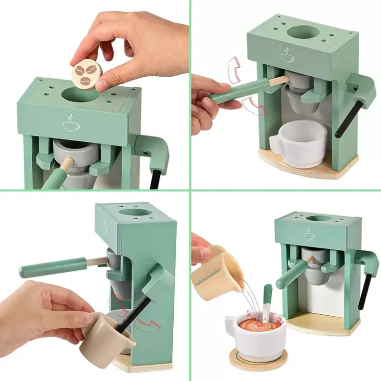 Juego Mi Primera Cafetería y Postres de Madera 2 en 1 (3)