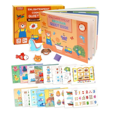 Libro Ocupacional de aprendizaje Osito con 15 Temas en Inglés