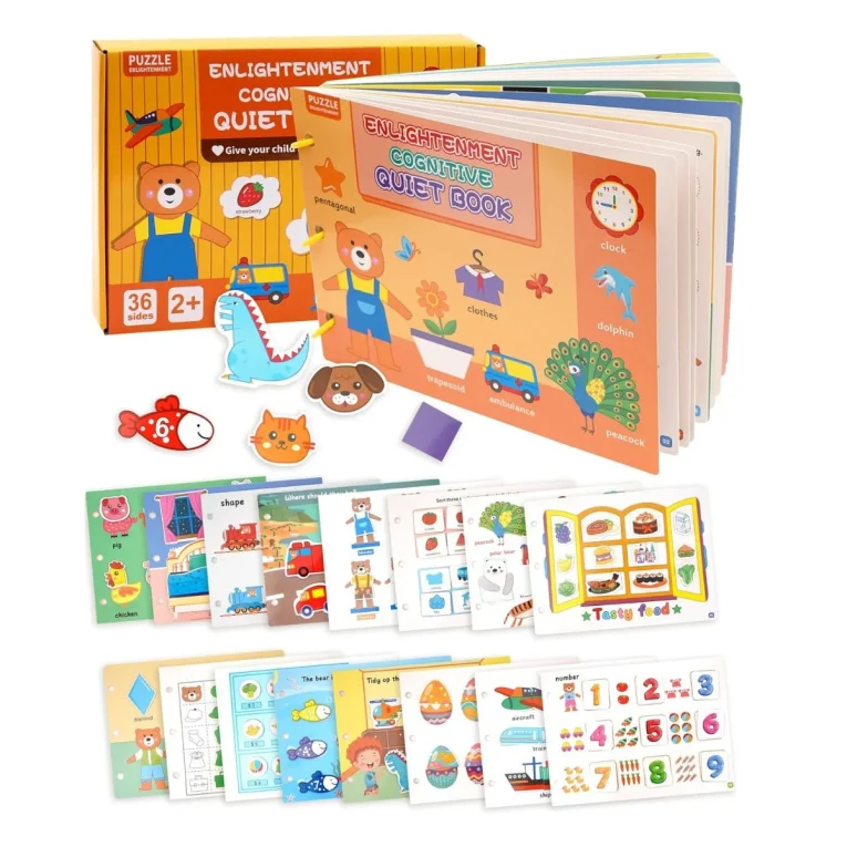 Libro Ocupacional de aprendizaje Osito con 15 Temas en Inglés