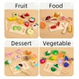 Alimentos con Tablita de Madera Montessori (3)