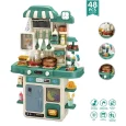 Cocina Fashion con Vapor Luz y Agua 70 Cm y 49 pcs