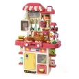 Cocina-Fashion-con-Vapor-Luz-y-Agua-70-Cm-y-49-pcs-coral