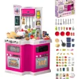Cocina Talented Pink con Vapor Luz y Agua 1 mt con 113 accesorios (2)