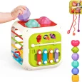 Cubo sensorial Xilofono y Ligas 7 en 1 (2)