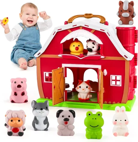Granja grande de Juguete con Animales Montessori