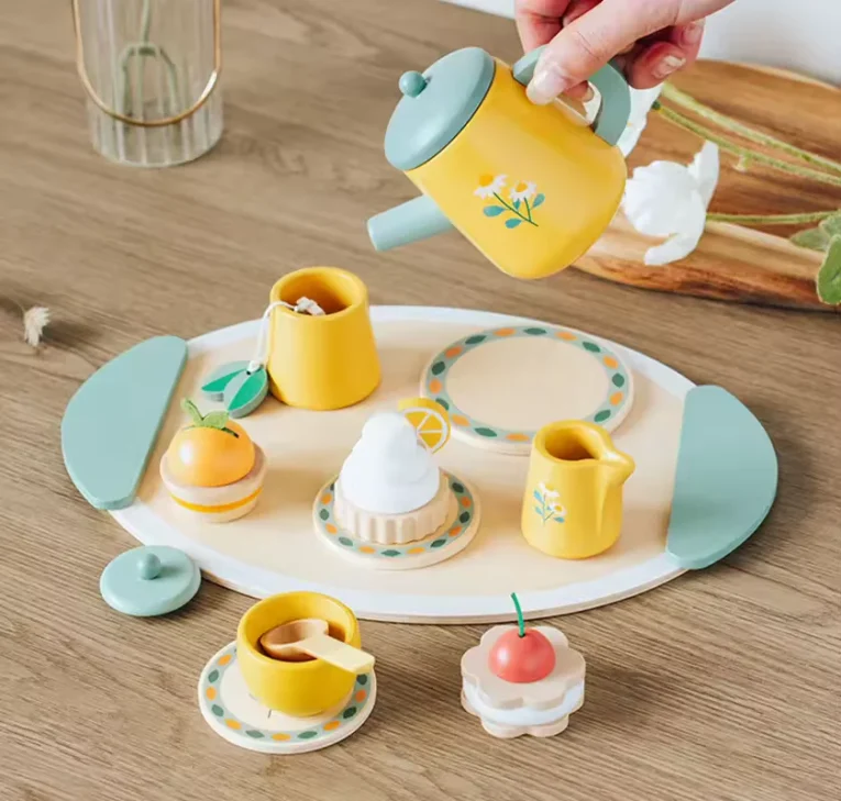 Juego de Té Sunshine de Madera Infantil (2)