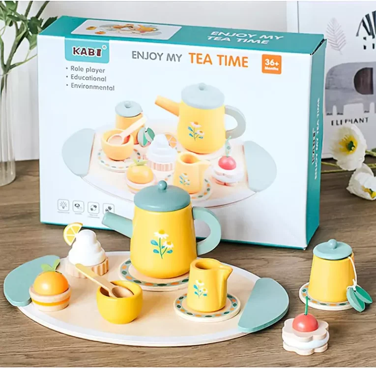Juego de Té Sunshine de Madera Infantil (3)