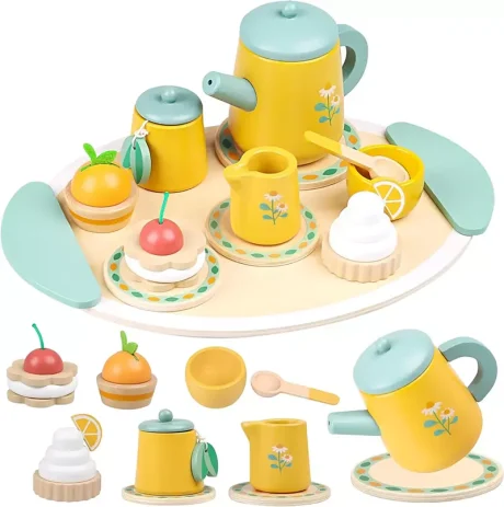 Juego de Té Sunshine de Madera Infantil