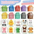 Juguete Montessori Peekaboo Animales de Granja