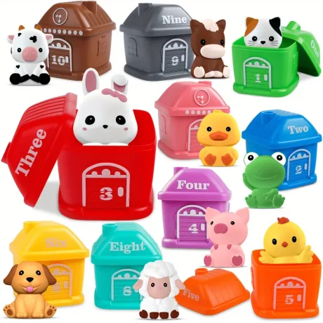 Juguete Montessori Peekaboo Animales de Granja
