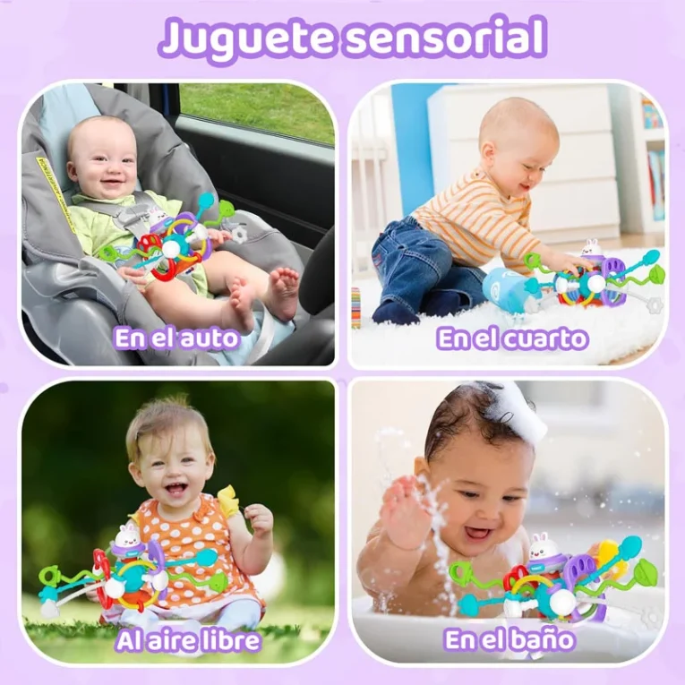 Juguete Tiras de silicona sensorial 5 en 1 Conejito (7)