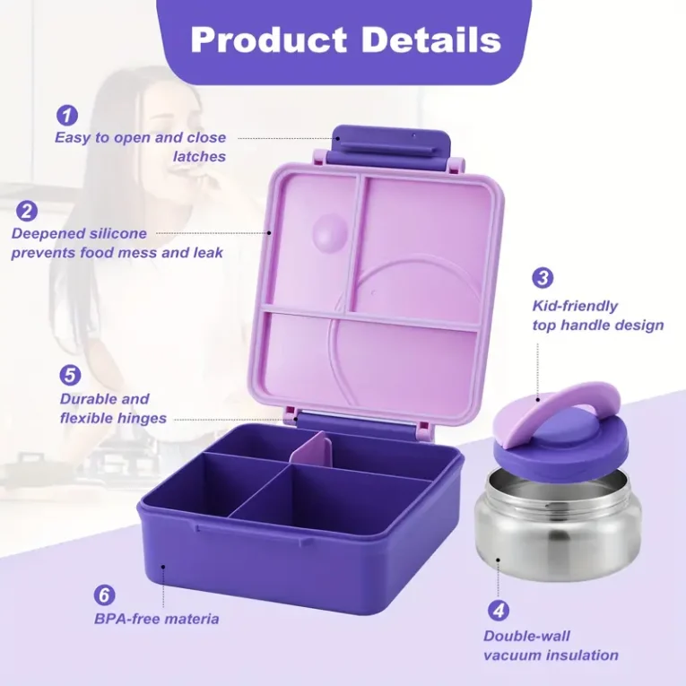 Lunch Box Termo Kids (Purple) (2)