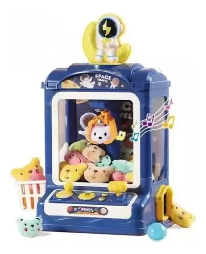 Mini Máquina Atrapa Peluches con Premios (Cohete)