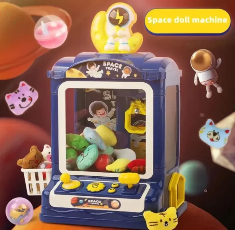 Mini Máquina Atrapa Peluches con Premios (Cohete) (3)