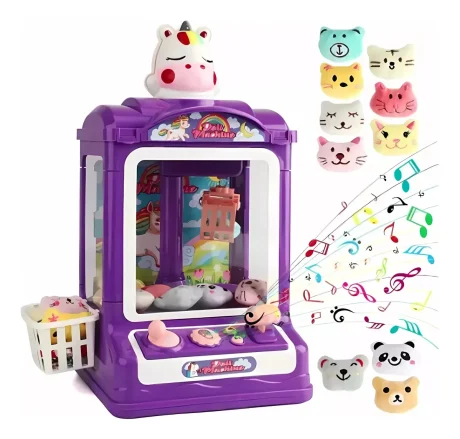 Mini Máquina Atrapa Peluches con Premios (Unicornio)
