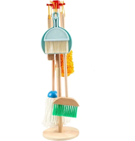 Set de Juguetes de Limpieza de Madera Kinder