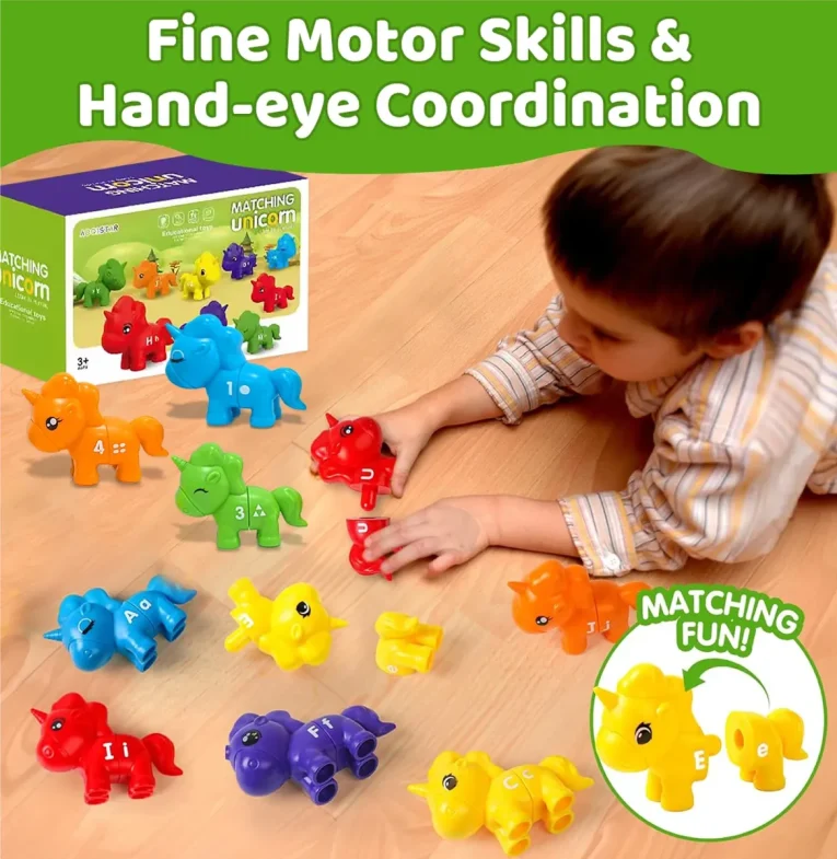 Unicornio Montessori De Clasificación Abecedario (4)