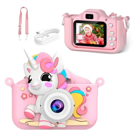 Cámara Digital Unicornio Mágico para Niños