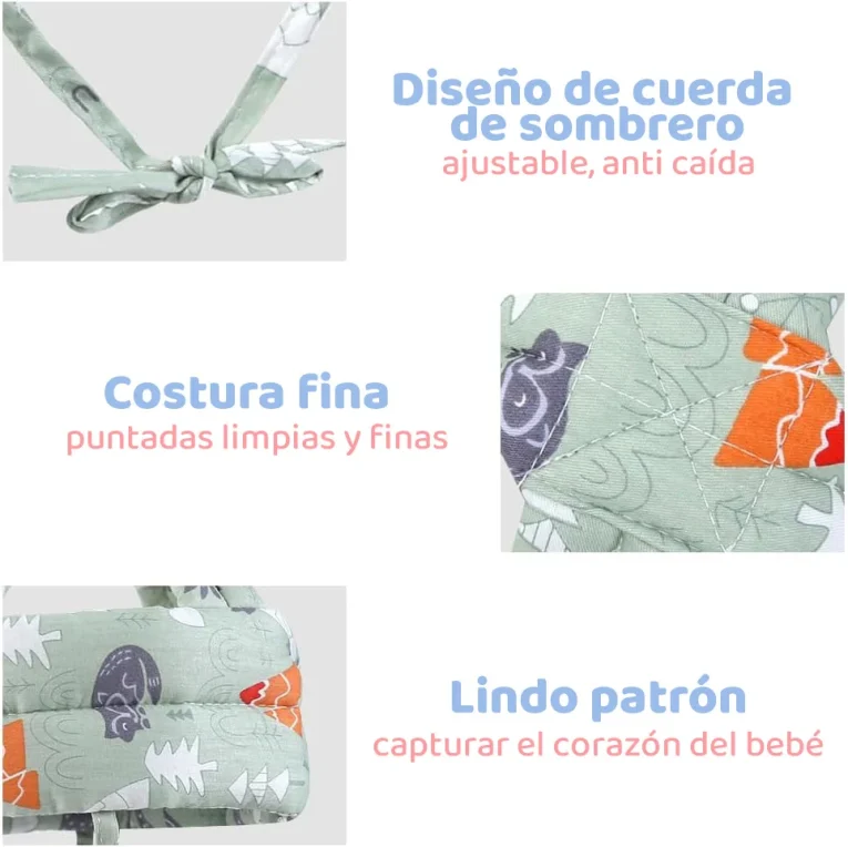 Casco Protector Ajustable para Bebés (3)