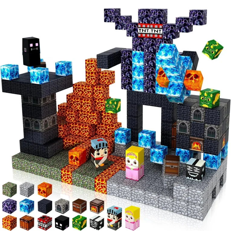 Juego STEM de Cubos Magneticos 100 pcs
