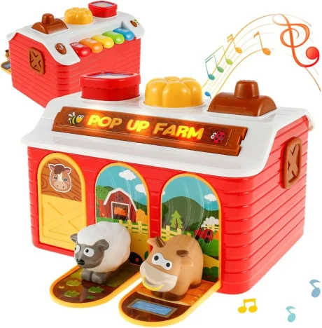 Juguete Pop Up Animales de Granja