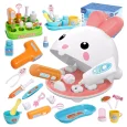 Kit de Dentista Infantil 31 Piezas con Conejo Dental – Juego Educativo de Rol
