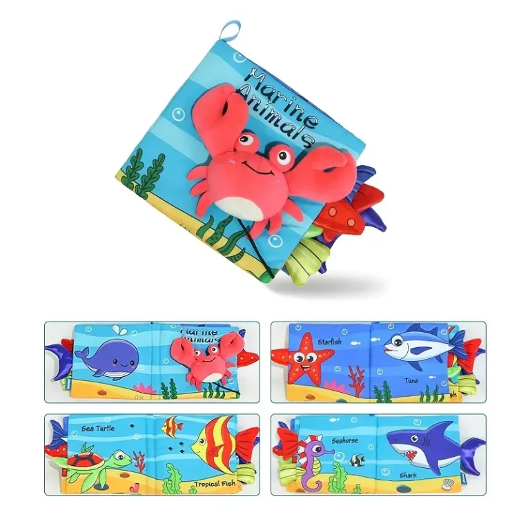 Libro Sensorial Color Baby Animales Marinos