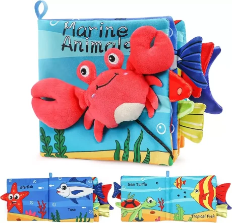Libro Sensorial Color Baby Animales Marinos