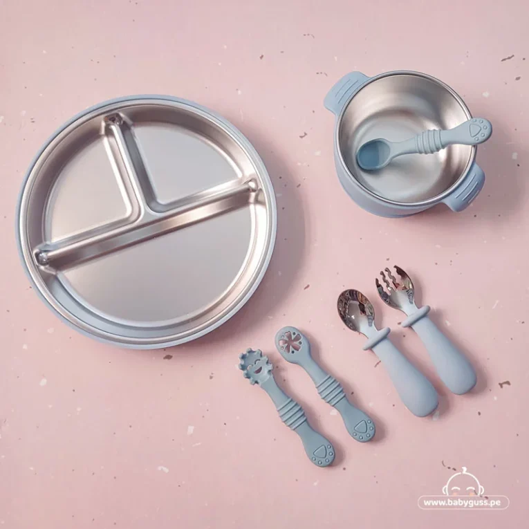 Set de Platos Acero Classic (2)