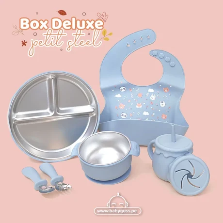 Box de Alimentación Premiun Acero y Silicona Safari Steel