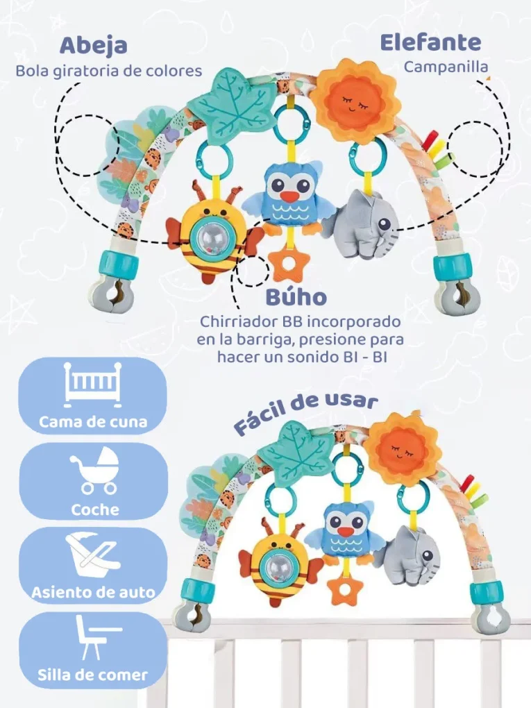 Arco de Coche Bibi Animales del Bosque (2)